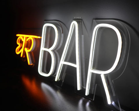 Ghar Bar Neon Light