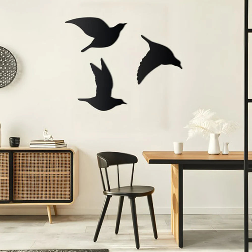 Birds Metal Wall Art Decor