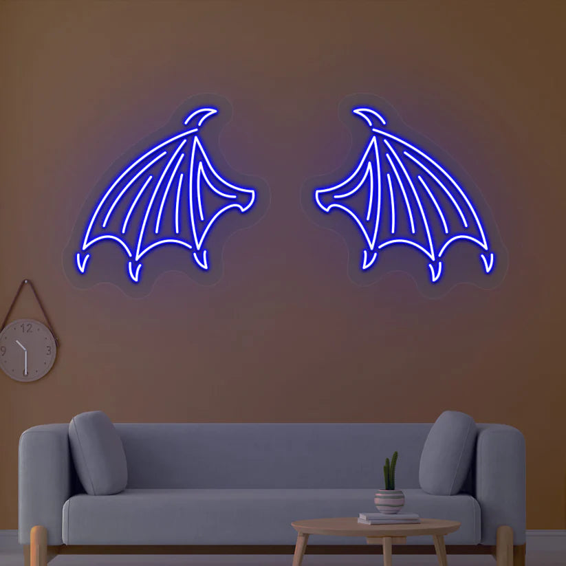 Bat Wings LED Neon Light