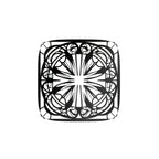  Mandala Square Metal Wall Art