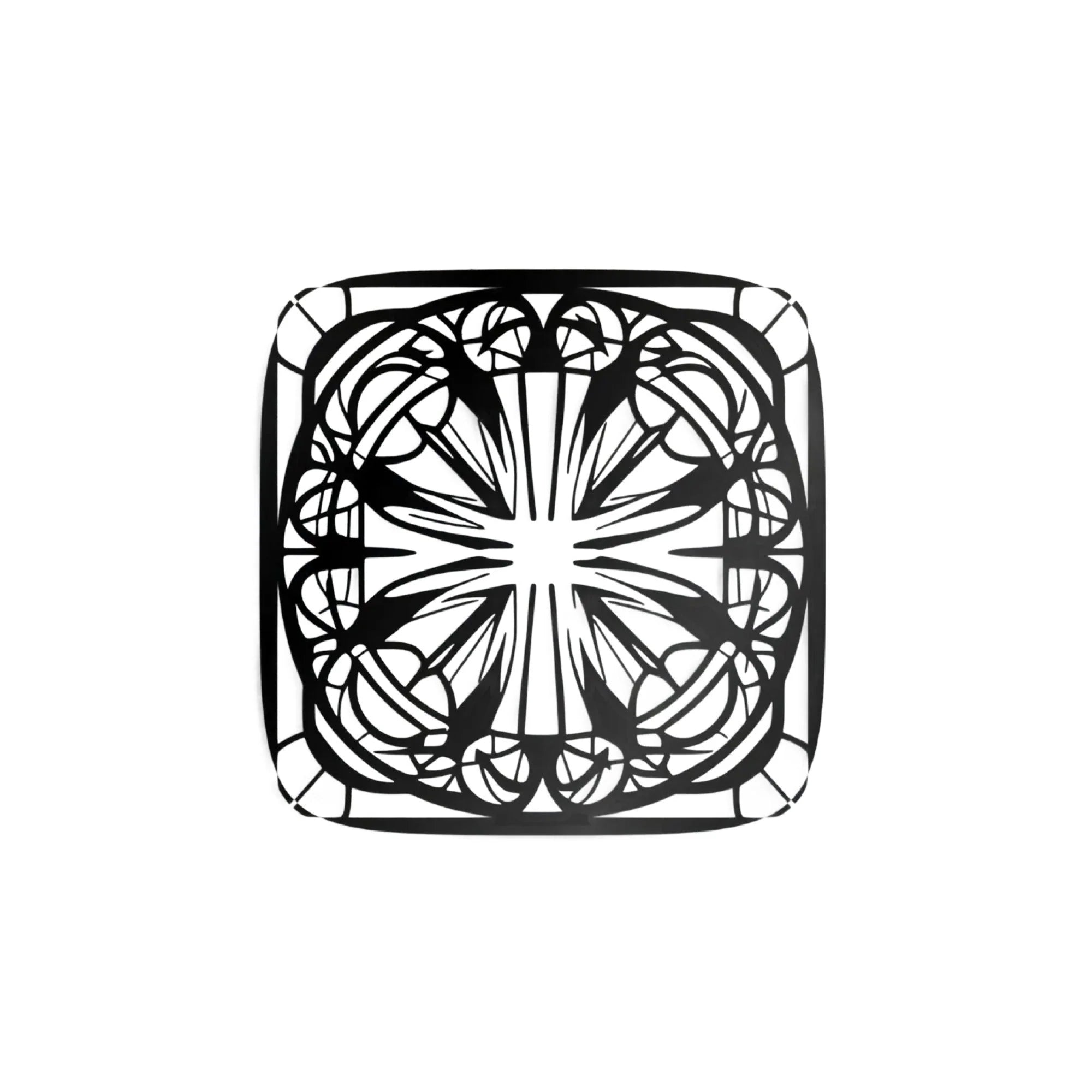  Mandala Square Metal Wall Art