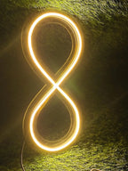 VYNES Infinity Neon Light – LED Neon Light Board for Room & Bedroom - Harshita Craft