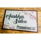 Acrylic UV Printed Customizable House Name Plate 