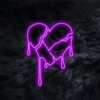 Broken Heart Neon Sign | Love LED Neon Light for Bedroom & Wall Decor - Harshita Craft