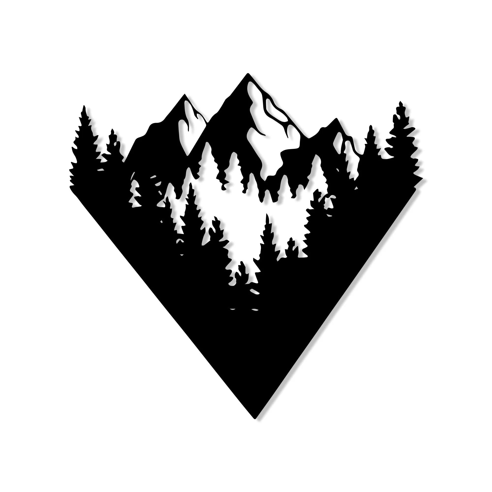 Mountain View Metal Wall Art