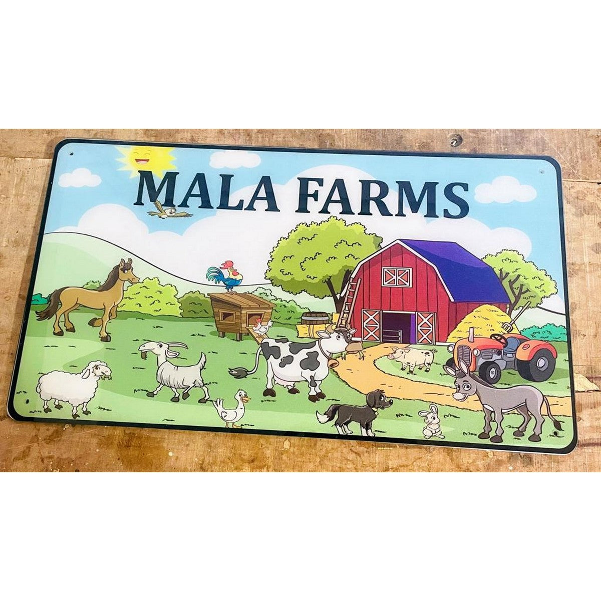 Personalised Multicolor Printed Acrylic Name Plate