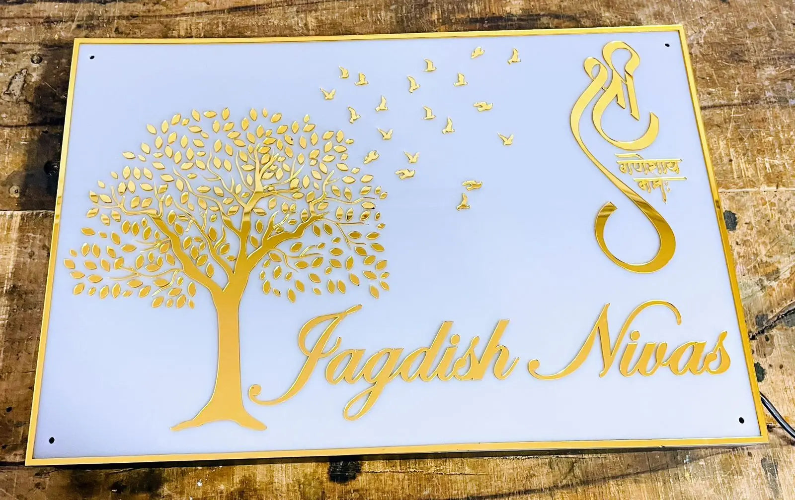Personalized Acrylic LED Name Plate