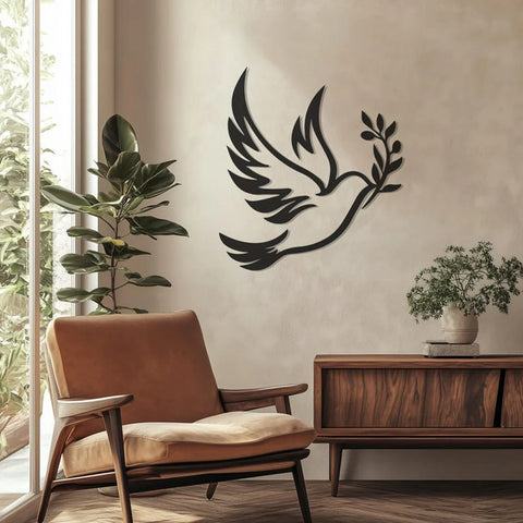 Bird Silhouette Metal Wall Art
