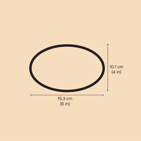 Personalized Oval Metal Name Plate for Home | Premium Stainless Steel Number Plate