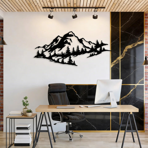 Trees Metal Wall Art