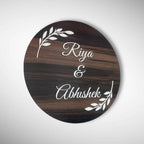 ACP Acrylic Name Plate for Home Entrance | Custom Fancy Acrylic Name Plate Design - Harshita Craft