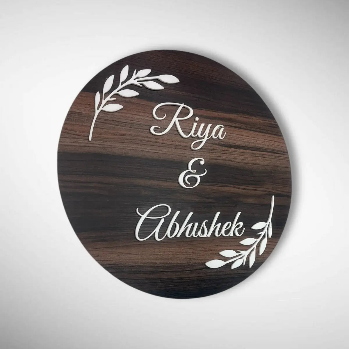 ACP Acrylic Name Plate for Home Entrance | Custom Fancy Acrylic Name Plate Design - Harshita Craft