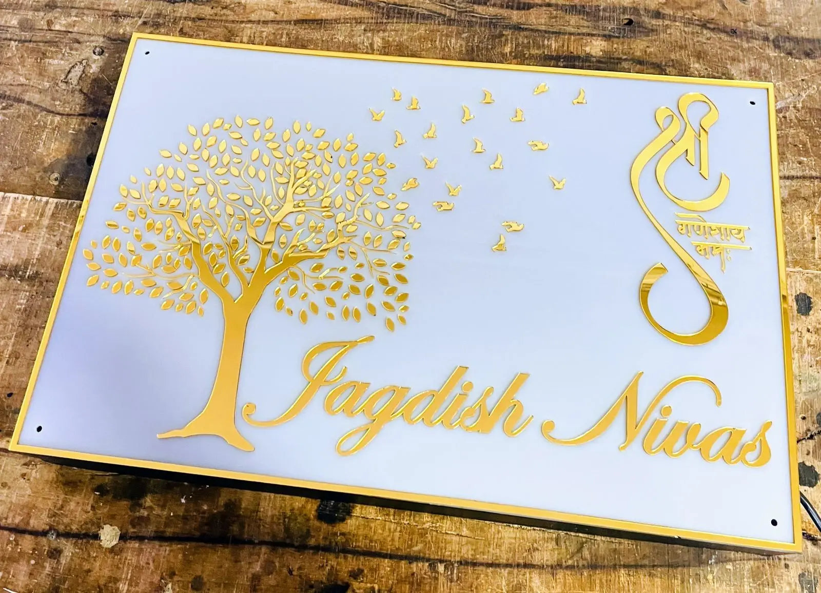 Personalized Acrylic LED Name Plate