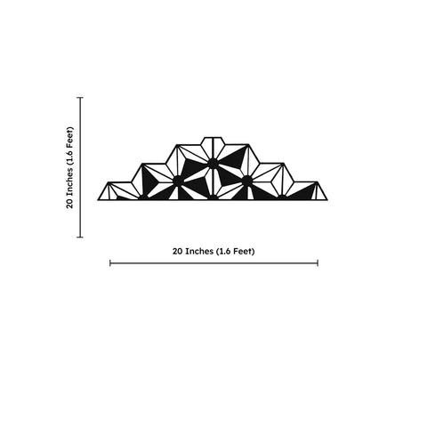 Polaris Divided Abstract Metal Wall Art