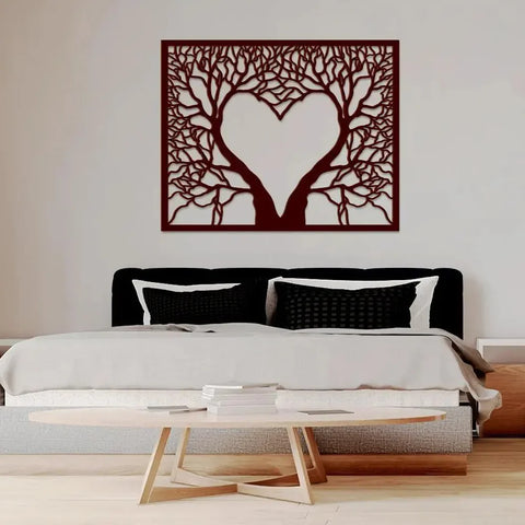 Heart Shape Metal Wall Art