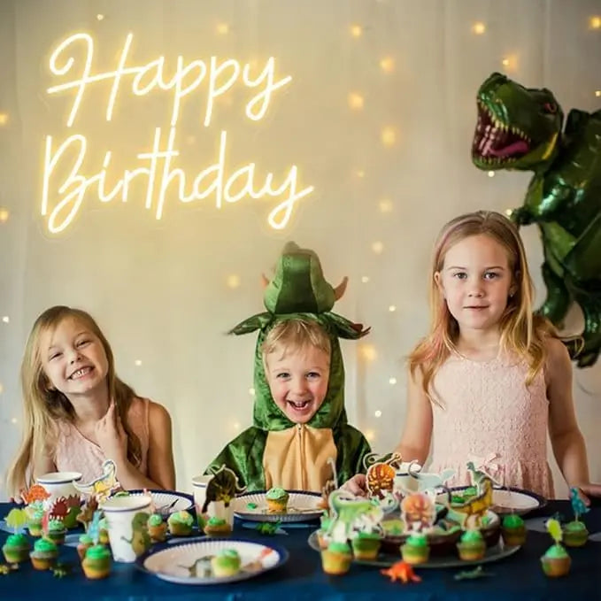 VYNES Happy Birthday Neon Light