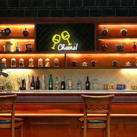 Cheers Neon Light – LED Neon Light Board for Room & Home Bar