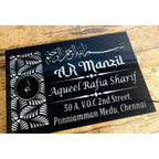 Urdu Calligraphy Acrylic Name Plate with LED Light