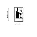  Glass Bar Metal Wall Art