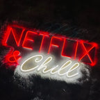 VYNES Netflix & Chill Neon Light - Harshita Craft