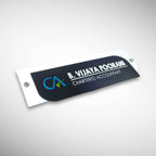Black & White Acrylic Name Plate 