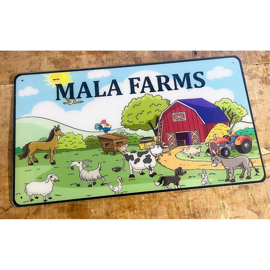 Personalised Multicolor Printed Acrylic Name Plate