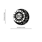 Sun Love by the Moon Metal Wall Art 