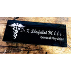 Doctor Acrylic LED Wall Name Plate - Harshita Craft