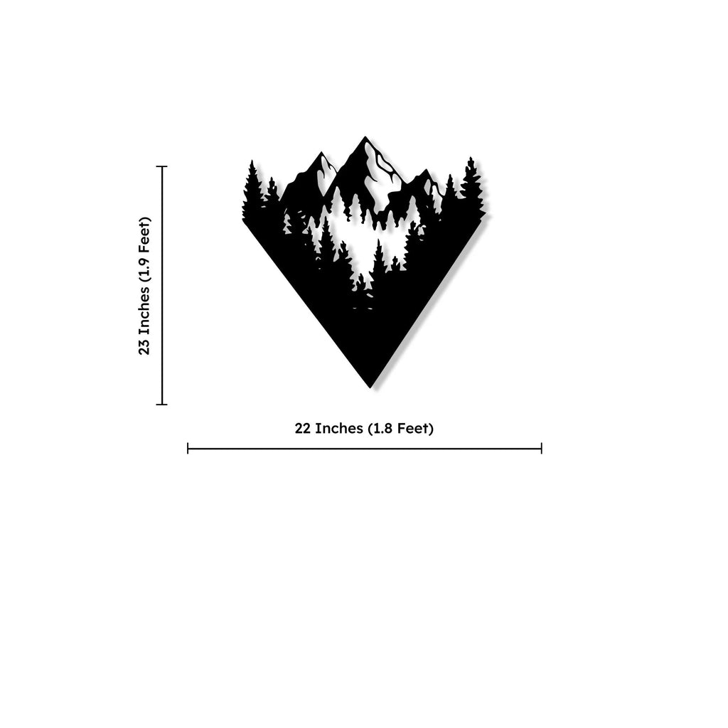 Mountain View Metal Wall Art
