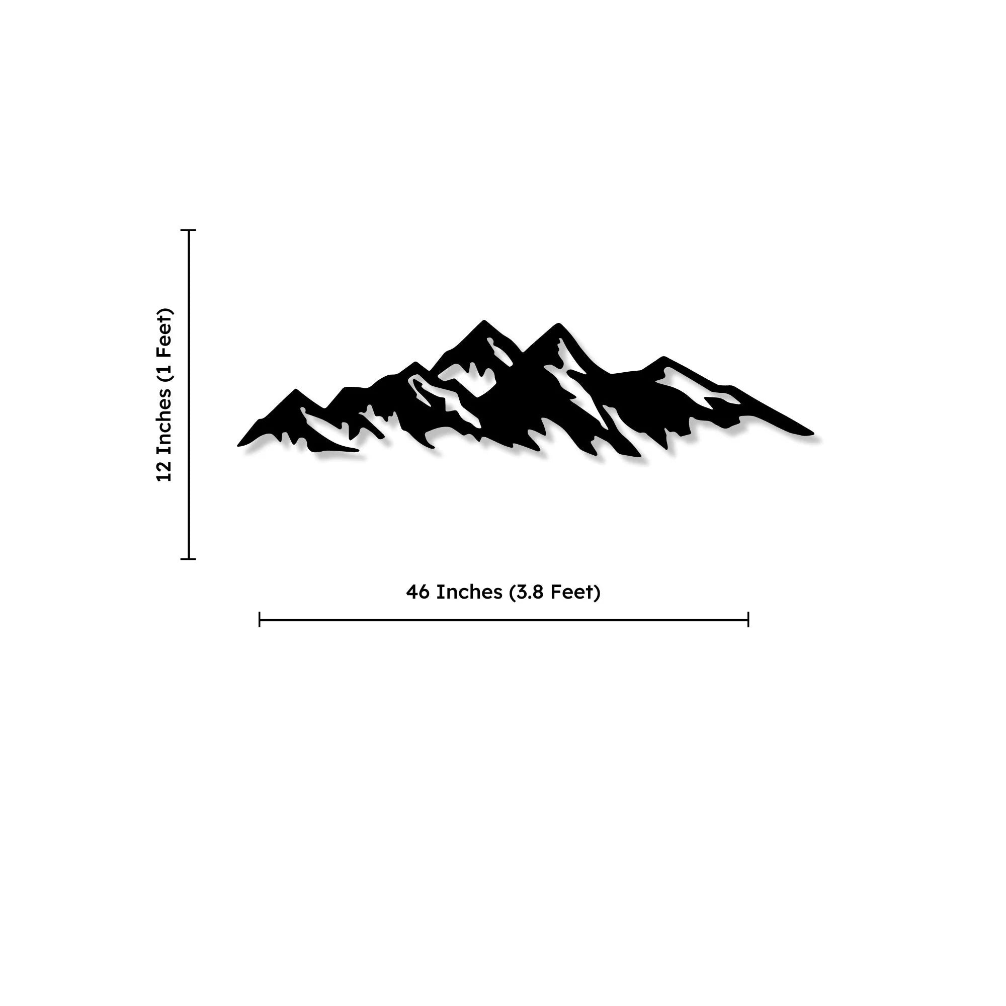  Mountain Landscape Metal Wall Art 