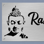 Personalized Metal Name Plate for Home – Waterproof Shiv Ji Design Steel LED Name Plate - Harshita Craft