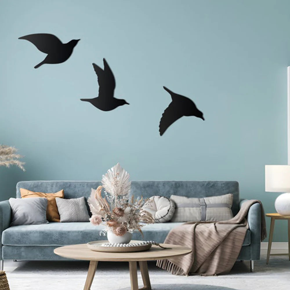 Birds Metal Wall Art Decor