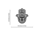 Hamsa Hand Metal Wall Art
