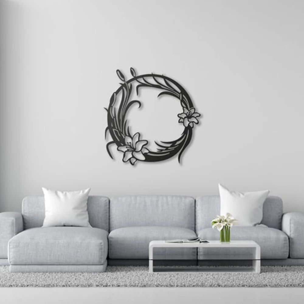  Floral Pattern Metal Wall Art