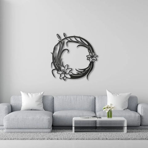  Floral Pattern Metal Wall Art