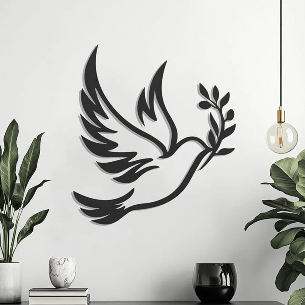 Bird Silhouette Metal Wall Art