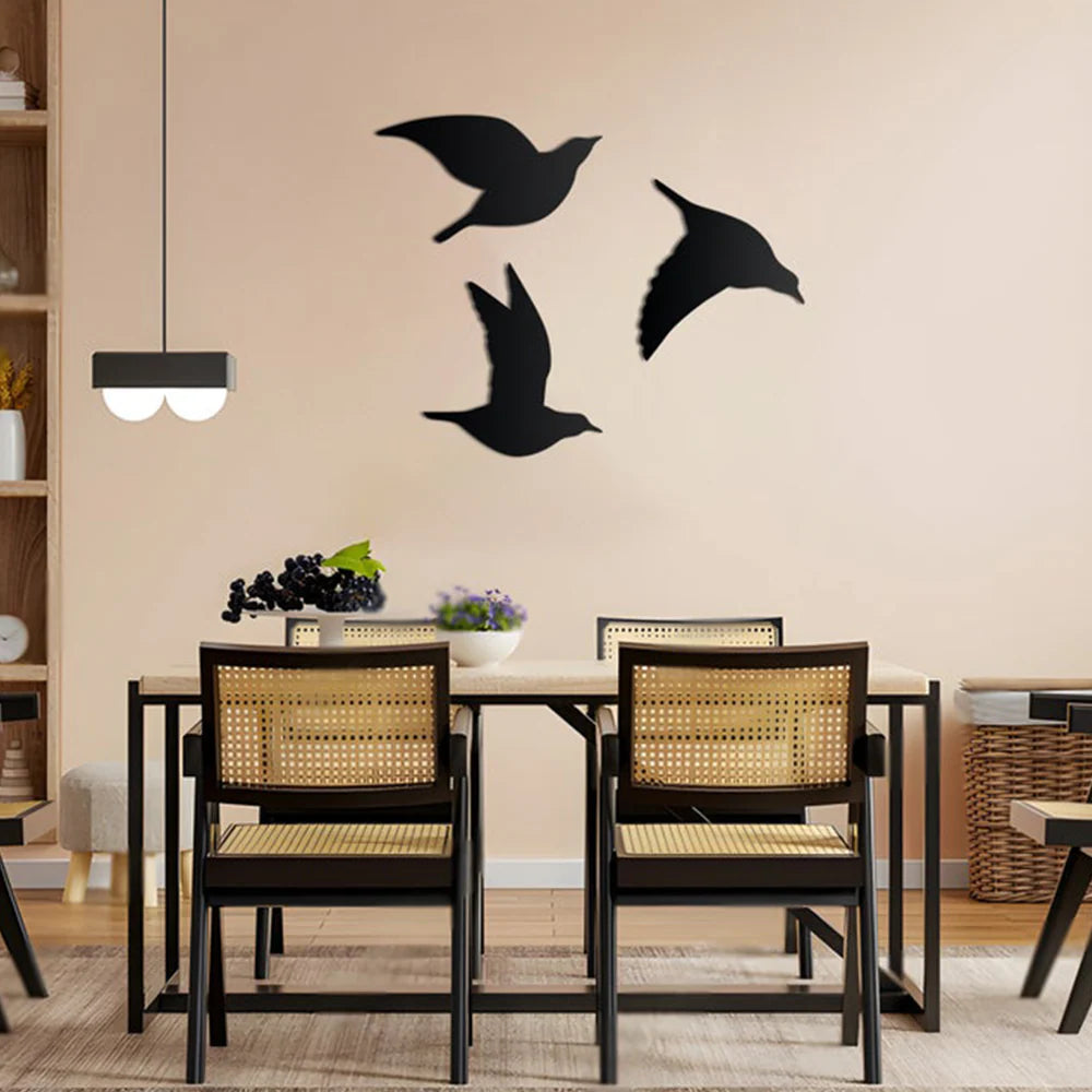 Birds Metal Wall Art Decor