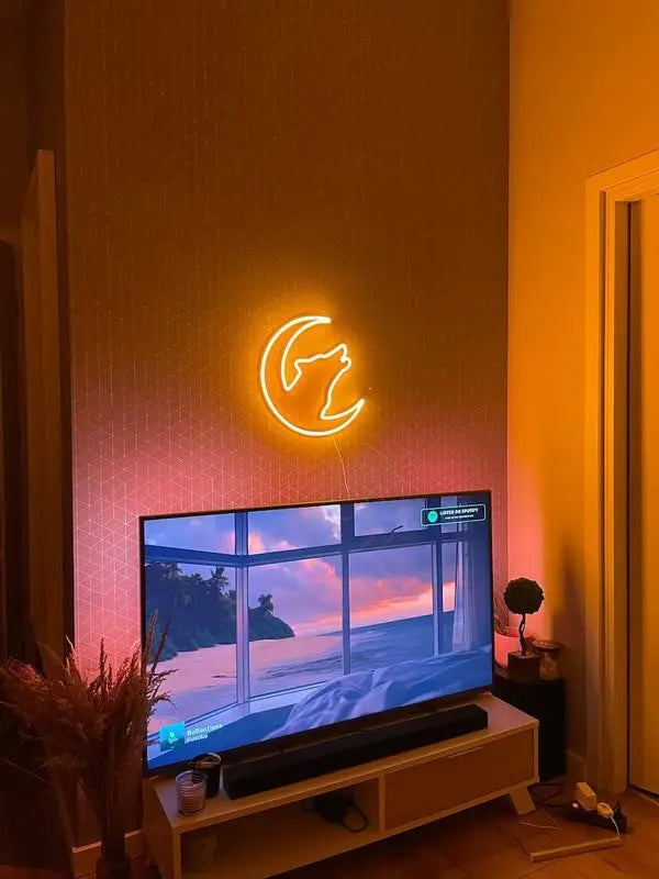 Wolf LED Neon Light for Wall Decor - Harshita Craft