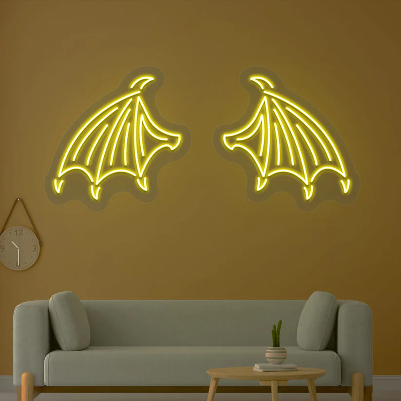 Bat Wings LED Neon Light