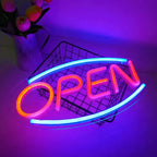 VYNES OPEN Neon Light – LED Neon Light Board for Room & Bedroom - Harshita Craft