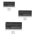 Personalized Weatherproof Rectangle Stainless Steel Metal Name Plate for Home - Harshita Craft