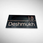 ACP Acrylic Name Plate for Home | Custom Fancy Acrylic Name Plate Design - Harshita Craft
