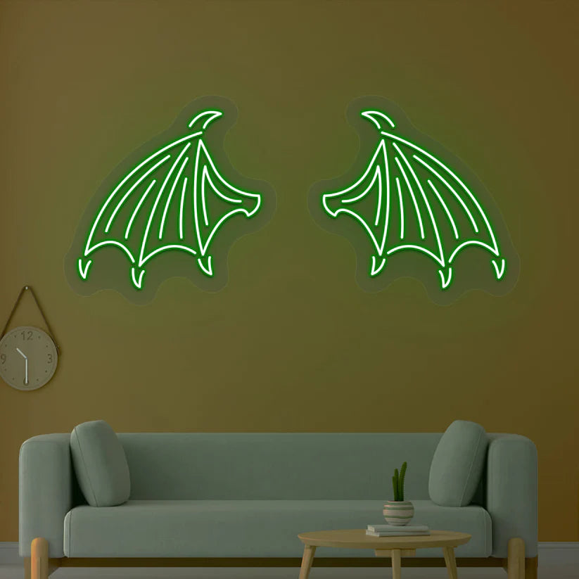 Bat Wings LED Neon Light