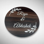 ACP Acrylic Name Plate for Home Entrance | Custom Fancy Acrylic Name Plate Design - Harshita Craft