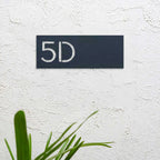 Personalized Laser Cut Minimalist Steel Name Plate for Home Entrance - Harshita Craft