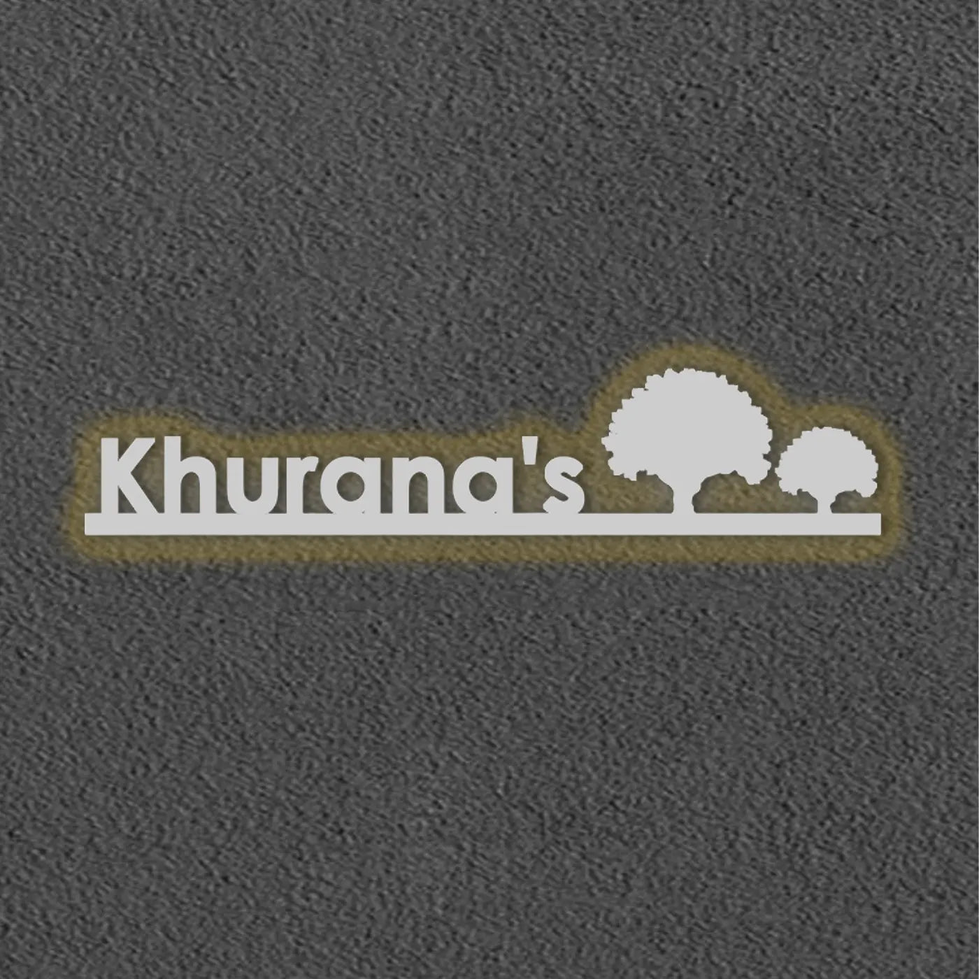 Personalized Laser Cut Tree Theme Metal Name Plate for Home - Harshita Craft