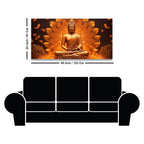 Premium Canvas Wall Painting of Meditating Lord Buddha