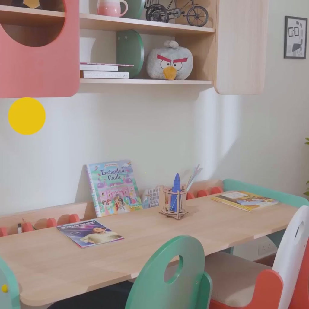 Cubby Dual Seater Study Desk