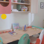 Cubby Dual Seater Study Desk