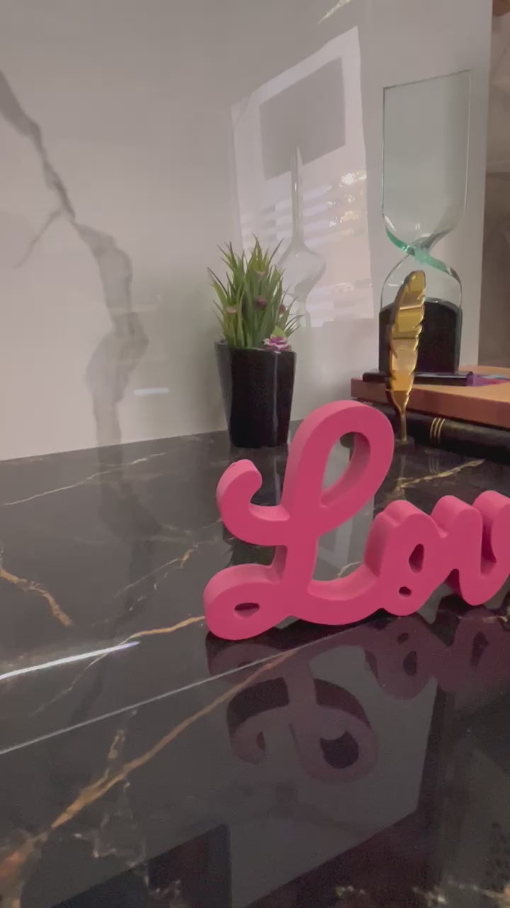 Love Aesthetic Table Decor